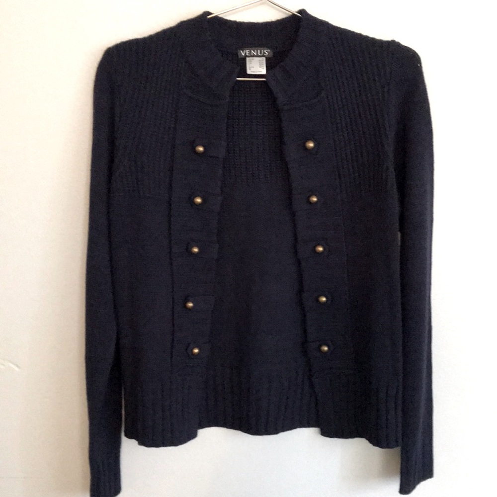 NWOT (never worn) Navy cardigan